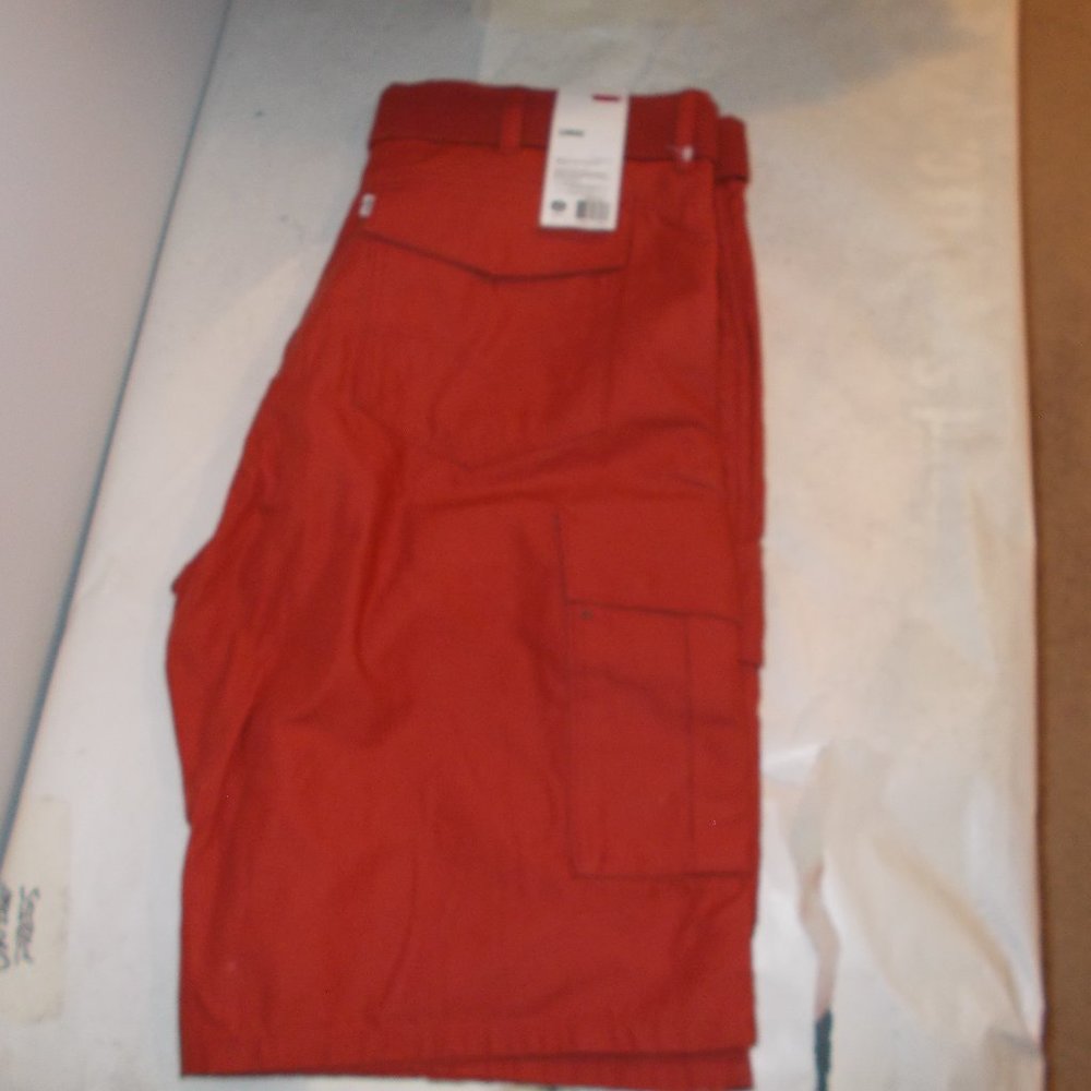 Levis Cargo Shorts Men Size 40 Waist Burnt Orange Workwear Heavy 11" Inseam New